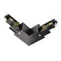 3-phase corner connector D LINE/DALI DALI controllable, codable, left-right, black
