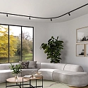 Deko-Light 1-phase surface-mounted track D ONE CURVED 90° left, black