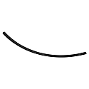 1-phase surface-mounted track D ONE CURVED 90° right, black