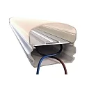 Udendørs LED Loftlampe TRI PROOF MOTION, IP65 IK08, med skjult HF-sensor, 114.5cm, 24.5W 4000K 2500lm 120°