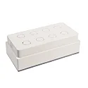 Deko-Light floor recessed luminaire TABIT 100x200 walkable, switchable IP67, grey, transparent 