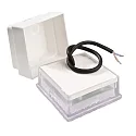 Deko-Light floor recessed luminaire TABIT 100x200 walkable, switchable IP67, grey, transparent 