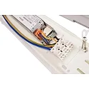 Deko-Light Fugttæt armatur TRI PROOF BASIC 61CM / 18W 840 ON-OFF slagfast, omskiftelig IP65, lysegrå 