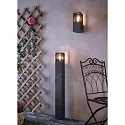 Pælelampe FACADO II 1000MM TONED firkantet E27 IP65, mørkegrå, mat dæmpbar