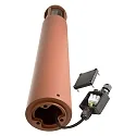 Deko-Light Pælelampe FACADO II 650MM TONED rund E27 IP65, mat, rust dæmpbar