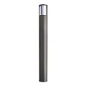 Pælelampe FACADO II 1000MM OPAL rund E27 IP65, mørkegrå, mat dæmpbar