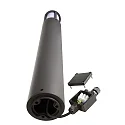 Deko-Light Pælelampe FACADO II 1000MM OPAL rund E27 IP65, mørkegrå, mat dæmpbar