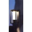 Deko-Light LED Solenergi Væglampe SAMAS SOLAR, IP54, inkl. Sensor + Akku, 2.2W 3000K, mørkegrå