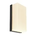 Deko-Light Udendørs LED Væglampe GRUMIUM FIRKANTET CCT, IP54, 10W 3000 / 4000K 530lm 138°, støbt aluminium, mørkegrå