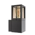 Udendørs wall luminaire FACADO II SQAURE TONED firkantet E27 IP65, mørkegrå, mat dæmpbar