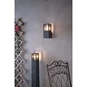 Deko-Light Udendørs wall luminaire FACADO II SQAURE TONED firkantet E27 IP65, mørkegrå, mat dæmpbar