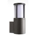 Udendørs wall luminaire FACADO II ROUND OPAL rund E27 IP65, mørkegrå, mat dæmpbar