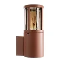 Udendørs wall luminaire FACADO II ROUND TONED rund E27 IP65, mat, rust dæmpbar