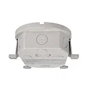 Fugttæt armatur SOTANO IP54 oval, CCT Switch, slagfast, omskiftelig, multipower IP54, grå 