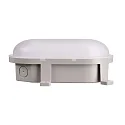 Fugttæt armatur SOTANO IP54 oval, CCT Switch, slagfast, omskiftelig, multipower IP54, grå 