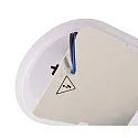 Deko-Light damp-proof luminaire SOTANO IP54 oval, CCT Switch, impact resistant, switchable, multipower IP54, black 