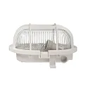 wall and ceiling luminaire SOTANO RETRO oval E27 IP44, black dimmable