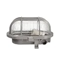 Deko-Light wall and ceiling luminaire SOTANO RETRO oval E27 IP44, grey dimmable