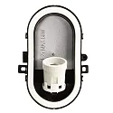 Deko-Light Væg- og Loftlampe SOTANO RETRO oval E27 IP44, sort dæmpbar