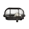 Deko-Light Væg- og Loftlampe SOTANO RETRO oval E27 IP44, sort dæmpbar