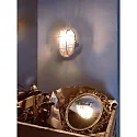 Deko-Light Væg- og Loftlampe SOTANO RETRO oval E27 IP44, sort dæmpbar
