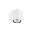 Fasadespot PRO SQUARE 100 DOWN 1-flamme, firkantet, CCT Switch IP65, hvid dæmpbar