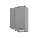 Fasadespot SHORELINE PRO LED SQUARE 70 DOWN 1-flamme, firkantet, CCT Switch IP65, lysegrå dæmpbar
