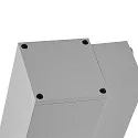 Deko-Light facade spotlight SHORELINE PRO LED SQUARE 70 DOWN 1 flame, square, CCT Switch IP65, light grey dimmable