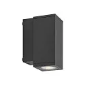 Deko-Light Fasadespot SHORELINE PRO LED SQUARE 70 DOWN 1-flamme, firkantet, CCT Switch IP65, mørkegrå dæmpbar