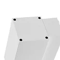 Fasadespot SHORELINE PRO LED SQUARE 70 DOWN 1-flamme, firkantet, CCT Switch IP65, lysegrå dæmpbar