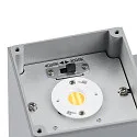 facade spotlight SHORELINE PRO LED SQUARE 70 UP&DOWN 2 flames, square, CCT Switch IP65, light grey dimmable