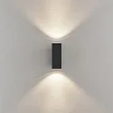 Deko-Light facade spotlight SHORELINE PRO LED SQUARE 70 UP&DOWN 2 flames, square, CCT Switch IP65, dark grey dimmable