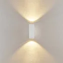 Deko-Light Fasadespot SHORELINE PRO LED SQUARE 70 UP&DOWN 2-flammer, firkantet, CCT Switch IP65, hvid dæmpbar