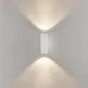 Deko-Light Fasadespot SHORELINE PRO LED SQUARE 70 UP&DOWN 2-flammer, firkantet, CCT Switch IP65, hvid dæmpbar