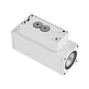 Deko-Light Fasadespot SHORELINE PRO LED SQUARE 70 UP&DOWN 2-flammer, firkantet, CCT Switch IP65, hvid dæmpbar