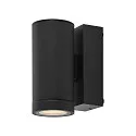 Deko-Light facade spotlight SHORELINE PRO GU10 ROUND 1 flame, cylindrical, with lamp socket GU10 IP65, dark grey