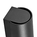 Deko-Light Udendørs wall luminaire CAN OUTDOOR UP OR DOWN 1-flamme, cylindrisk, stiv GU10 IP65, sort