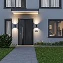 Deko-Light Udendørs wall luminaire CAN OUTDOOR UP & DOWN up / down, 2-flammer, cylindrisk, stiv GU10 IP65, sort