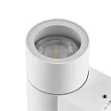 Deko-Light Fasadespot ACHERNAR DOWN 1-flamme, cylindrisk, med lampefatning GU10 IP65, hvid