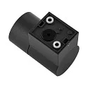 Deko-Light facade spotlight ACHERNAR DOWN 1 flame, cylindrical, with lamp socket GU10 IP65, dark grey