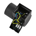 Deko-Light facade spotlight ACHERNAR DOWN 1 flame, cylindrical, with lamp socket GU10 IP65, dark grey