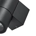 Deko-Light facade spotlight ACHERNAR DOWN 1 flame, cylindrical, with lamp socket GU10 IP65, dark grey