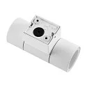 Deko-Light Fasadespot ACHERNAR UP & DOWN 2-flammer, cylindrisk, med lampefatning GU10 IP65, hvid