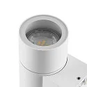 Deko-Light Fasadespot ACHERNAR UP & DOWN 2-flammer, cylindrisk, med lampefatning GU10 IP65, hvid