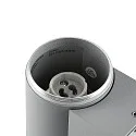 Deko-Light Fasadespot ACHERNAR UP & DOWN 2-flammer, cylindrisk, med lampefatning GU10 IP65, lysegrå