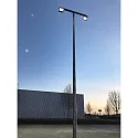 Deko-Light Udendørsspot LED Spot ATIK, IP65 / 44, 300W 4000K 39900lm 110°, symmetrisk, trykstøbt aluminium, sort