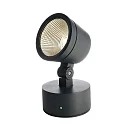 Deko-Light Udendørs LED Spot COLT 15W COB, IP65, 3000K 1090lm 1825cd 40°, støbt aluminium, sort grå / opal