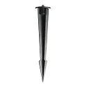 Outdoor LED spot 16W RGBW, IP65, 24V DC, RGB + 3000K 780lm 20°, die-cast aluminum, black grey