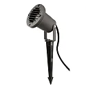 Deko-Light spike luminaire SPIKY 100MM cylindrical, short, adjustable GU10 IP65 / IP44, dark grey dimmable