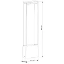 Deko-Light LED Udendørs Standerlampe CATA IV, IP54, højde 50cm, 4W 3000K 170lm 120°, trykstøbt aluminium, antracit